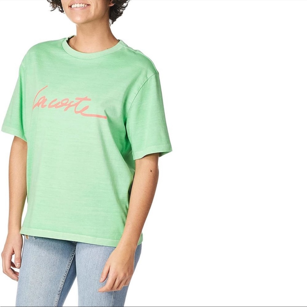 Lacoste script crew neck tee EU32 US